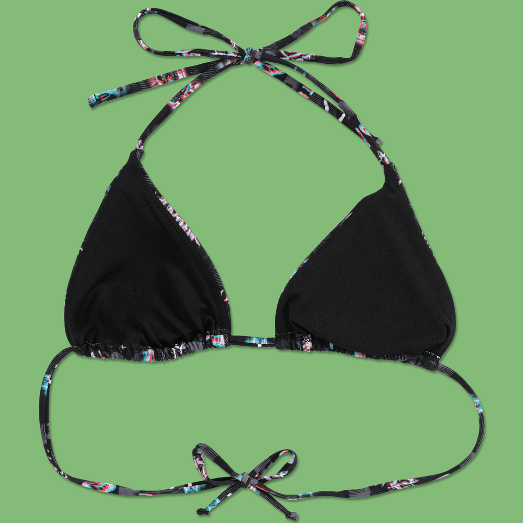 Chrome Triangle Bikini Top – SWIXXZ