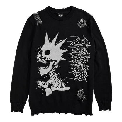 Punk Distressed Sweater