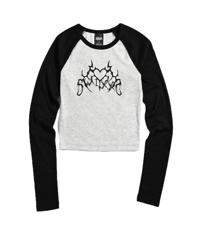 Spinal Raglan LST Grey